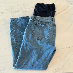 Abercrombie Women's Maternity Ankle Straight Jean Long